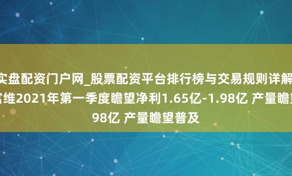 实盘配资门户网_股票配资平台排行榜与交易规则详解 一汽富维2021年第一季度瞻望净利1.65亿-1.98亿 产量瞻望普及